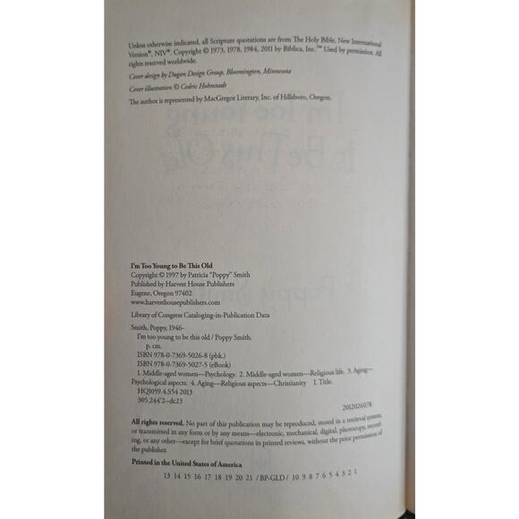 I'm Too Young to Be This Old by Poppy Smith Softcover - Picture 4 of 9